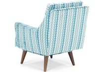 jonathan louis blue swivel chair   