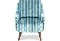 jonathan louis blue swivel chair   