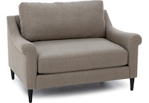 jonathan louis brown chair and a half   