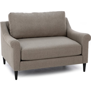 Hertz Sloped Roll Arm Cuddle Chair