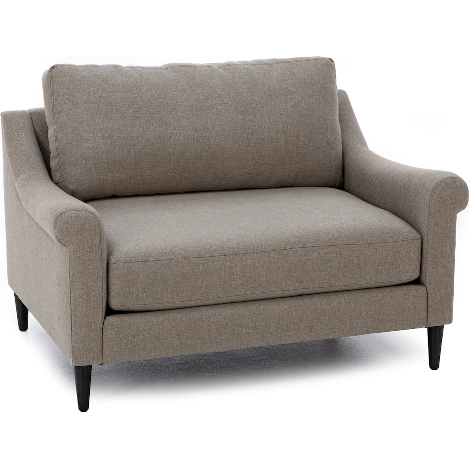 jonathan louis brown chair and a half   