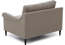 jonathan louis brown chair and a half   