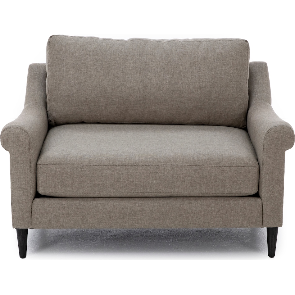 jonathan louis brown chair and a half   