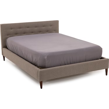 38" Modern Upholstered Bed