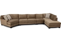 jonathan louis brown sta fab sectional pieces pkg  
