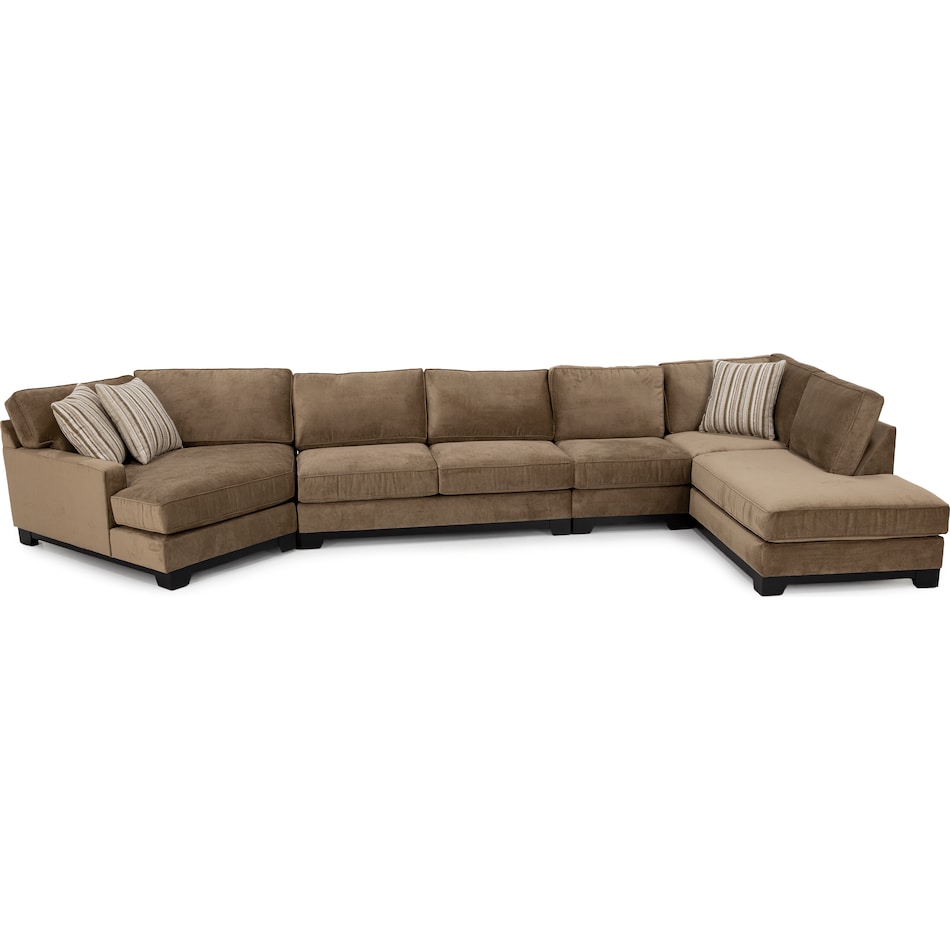 jonathan louis brown sta fab sectional pieces pkg  