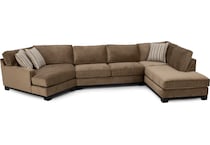 jonathan louis brown sta fab sectional pieces zpkg  