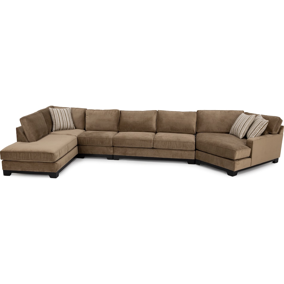 jonathan louis brown sta fab sectional pieces pkg  
