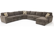 jonathan louis brown sta fab sectional pieces pkg  