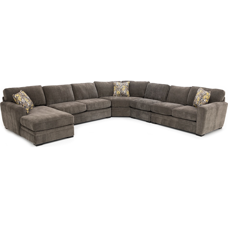 jonathan louis brown sta fab sectional pieces pkg  