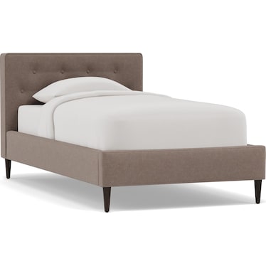 38" Modern Upholstered Bed