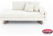 jonathan louis cream chaise   stand alone  image   