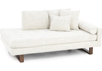 jonathan louis cream chaise   stand alone   