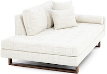 jonathan louis cream chaise   stand alone   