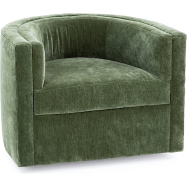 Crease Swivel Accent Chair