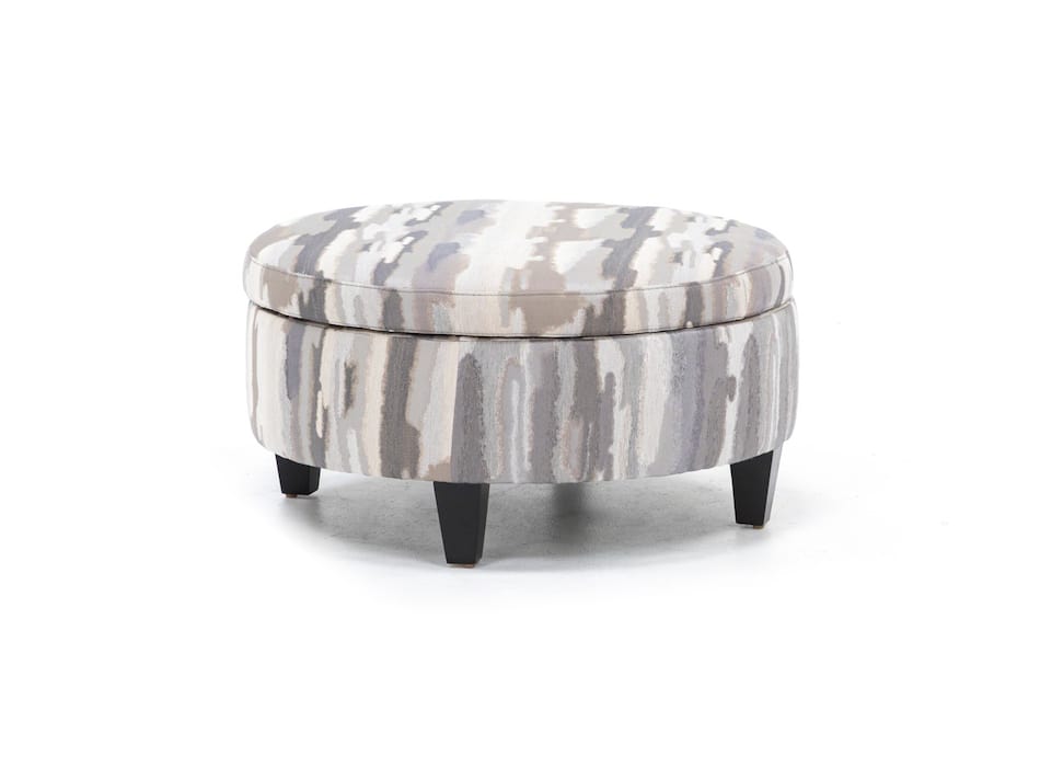 Medium Round Storage Custom Ottoman | Steinhafels