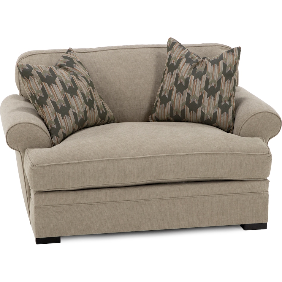 jonathan louis grey chair and a half z  