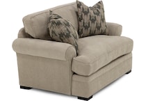 jonathan louis grey chair and a half z  