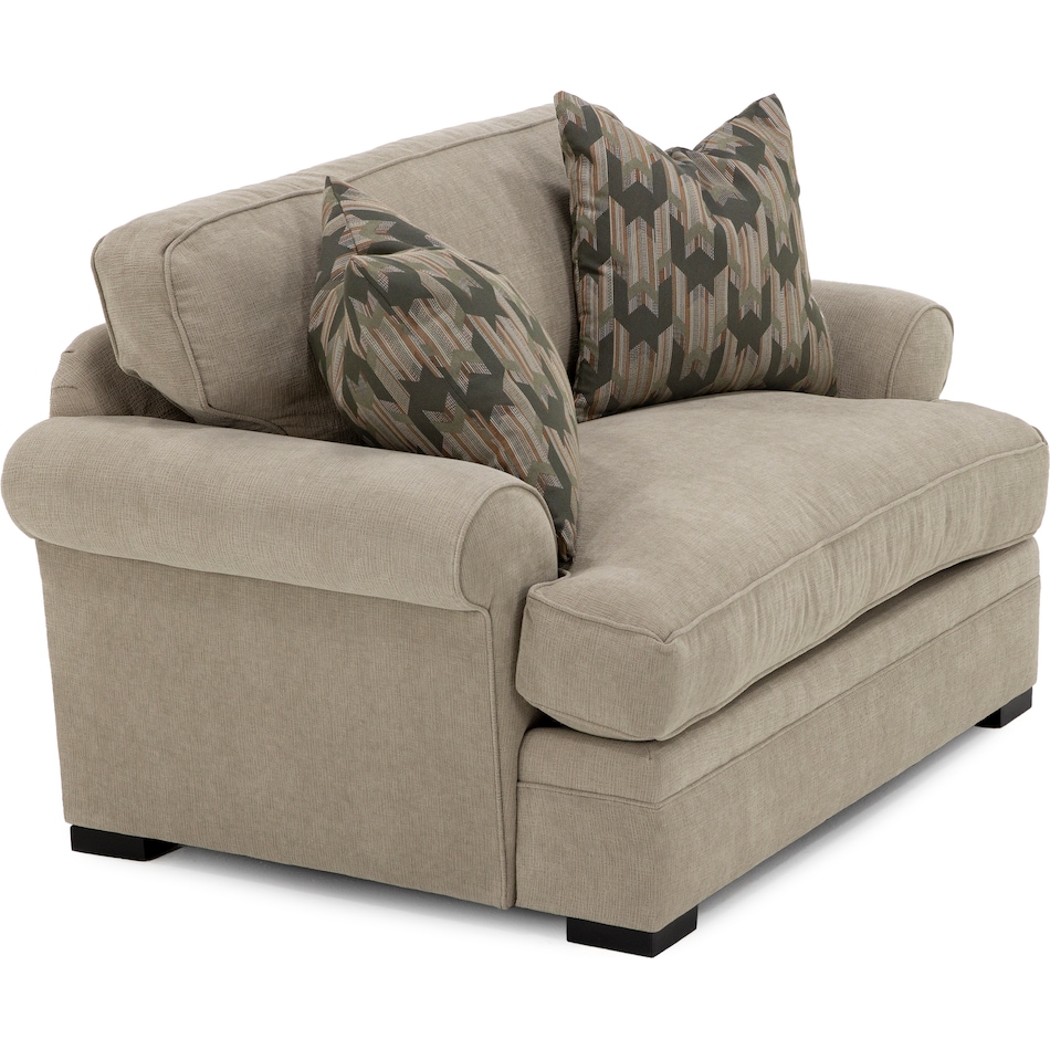 jonathan louis grey chair and a half z  