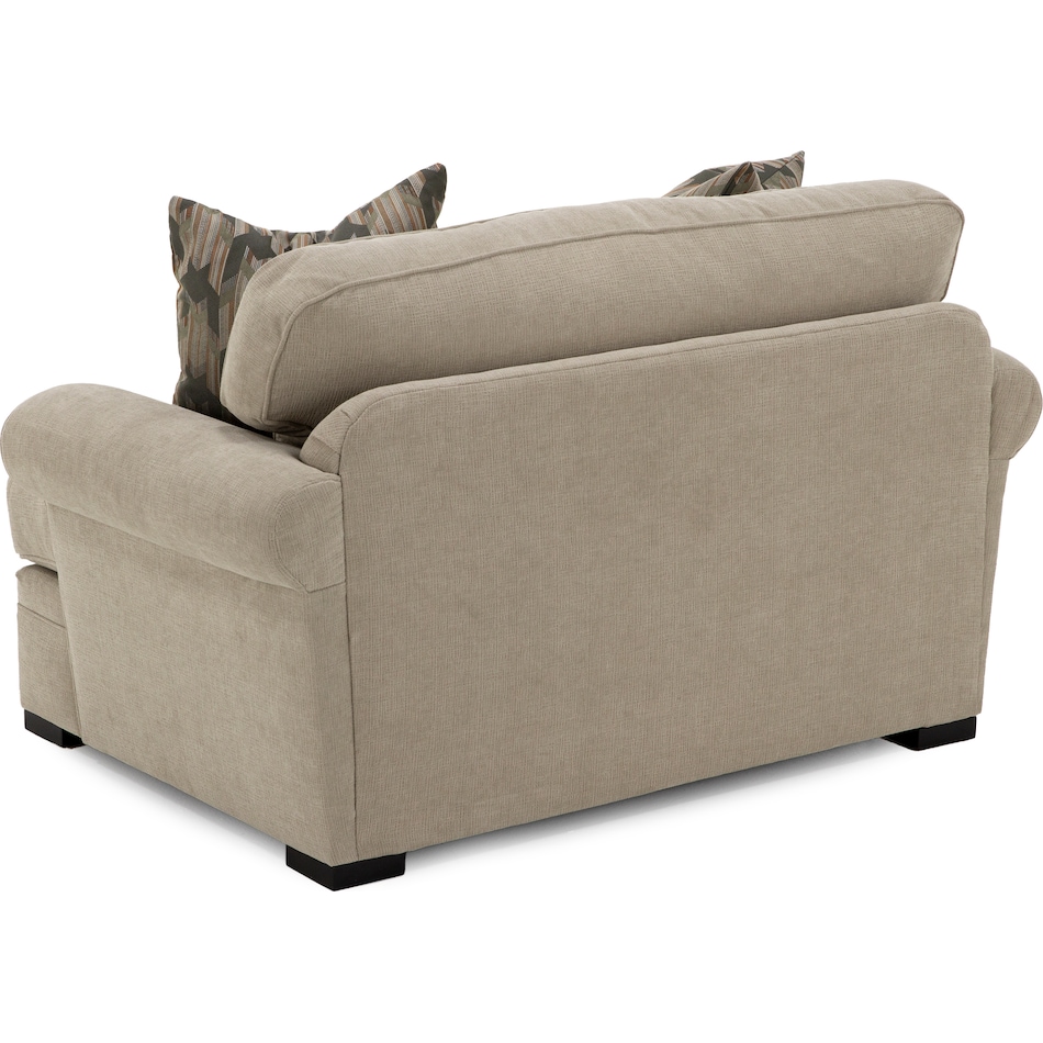 jonathan louis grey chair and a half z  