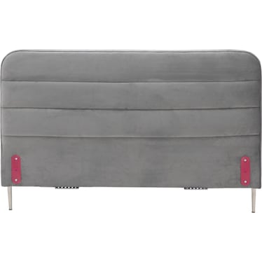 38" Channel Round Upholstered Headboard