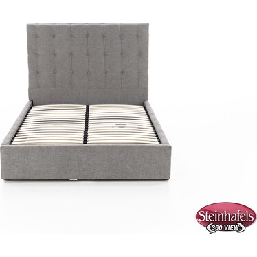Abby Full Upholstered Storage Bed in Merit Greystone
