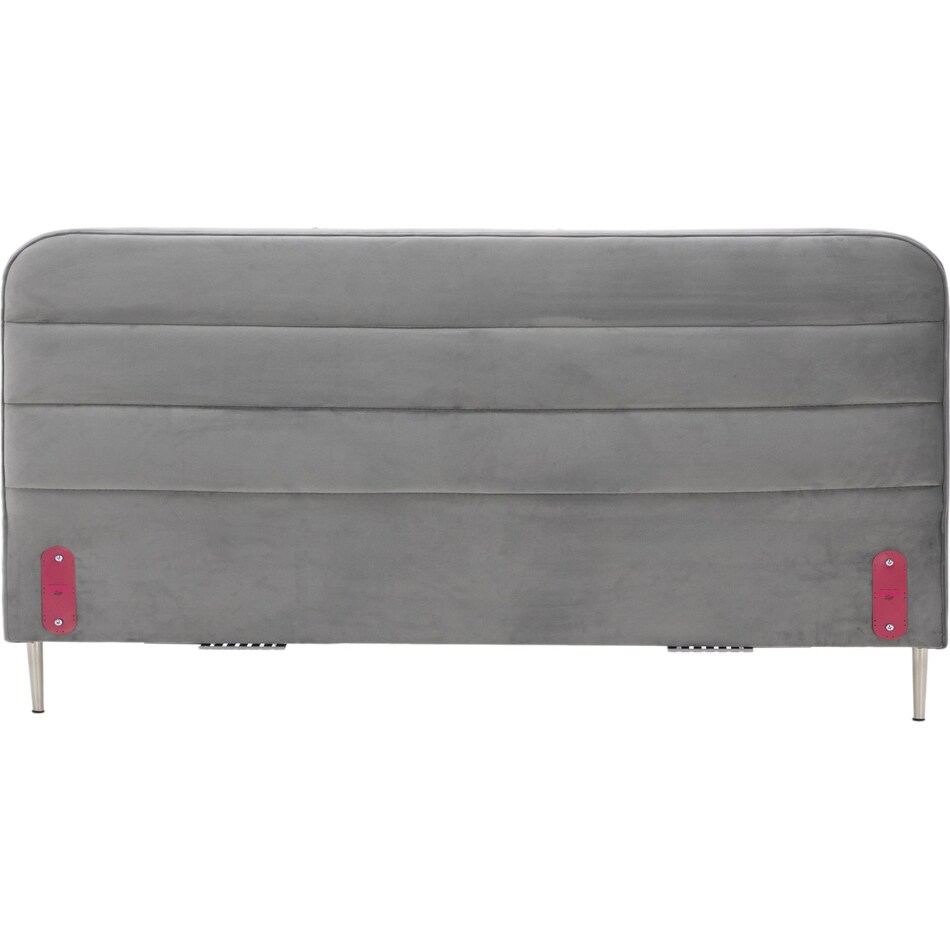 jonathan louis grey king bed headboard   