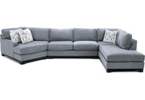 jonathan louis grey sta fab sectional pieces zpkg  