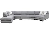 jonathan louis grey sta fab sectional pieces pkg  