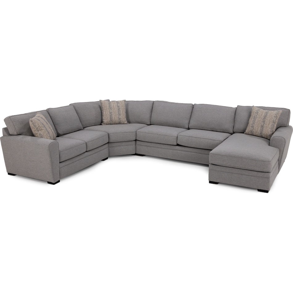 jonathan louis grey sta fab sectional pieces zpkg  
