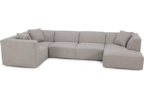 jonathan louis grey sta fab sectional pieces zpkg  