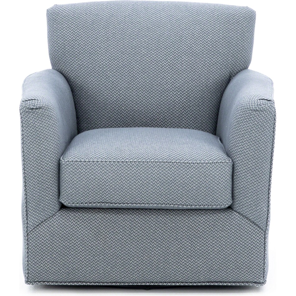jonathan louis grey swivel chair   