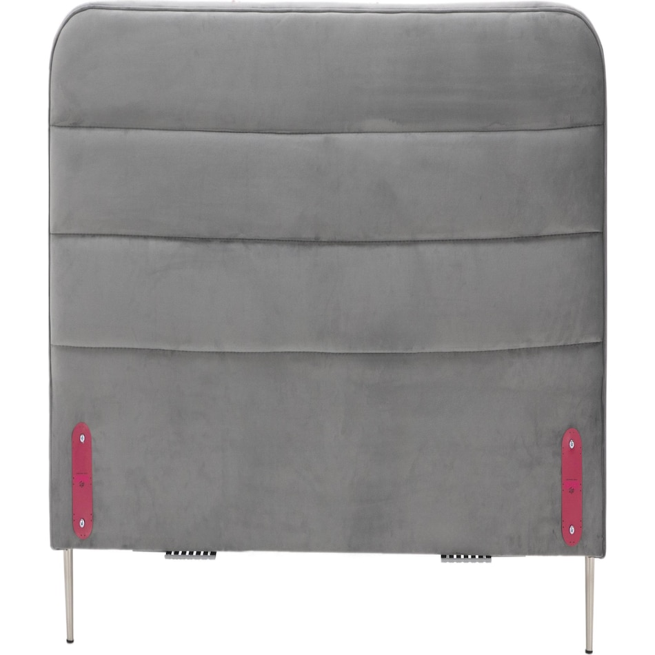 jonathan louis grey twin bed headboard   