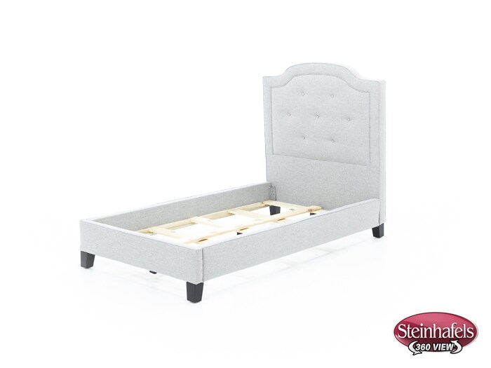 jonathan louis grey twin bed package  image t  