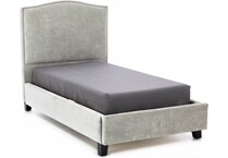 jonathan louis grey twin bed package tus  