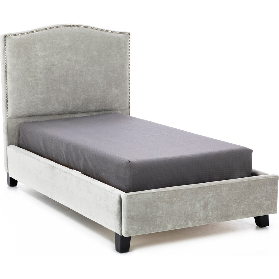 jonathan louis grey twin bed package tus  