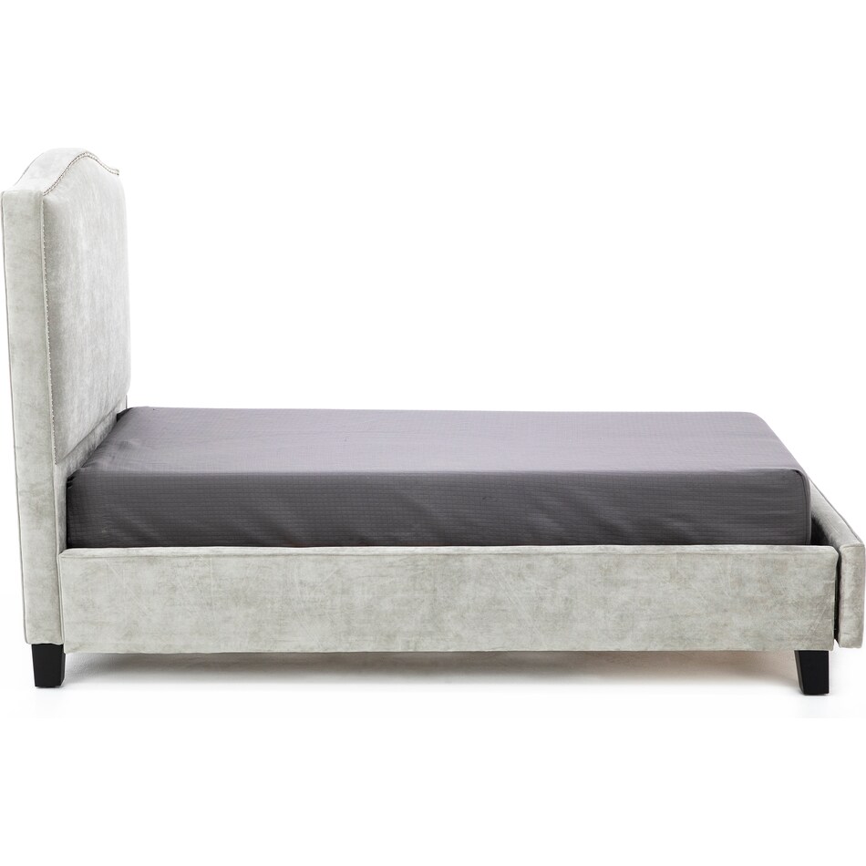 jonathan louis grey twin bed package tus  