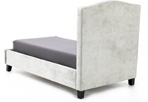 jonathan louis grey twin bed package tus  