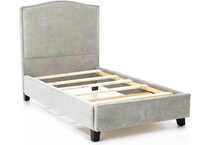 jonathan louis grey twin bed package tus  