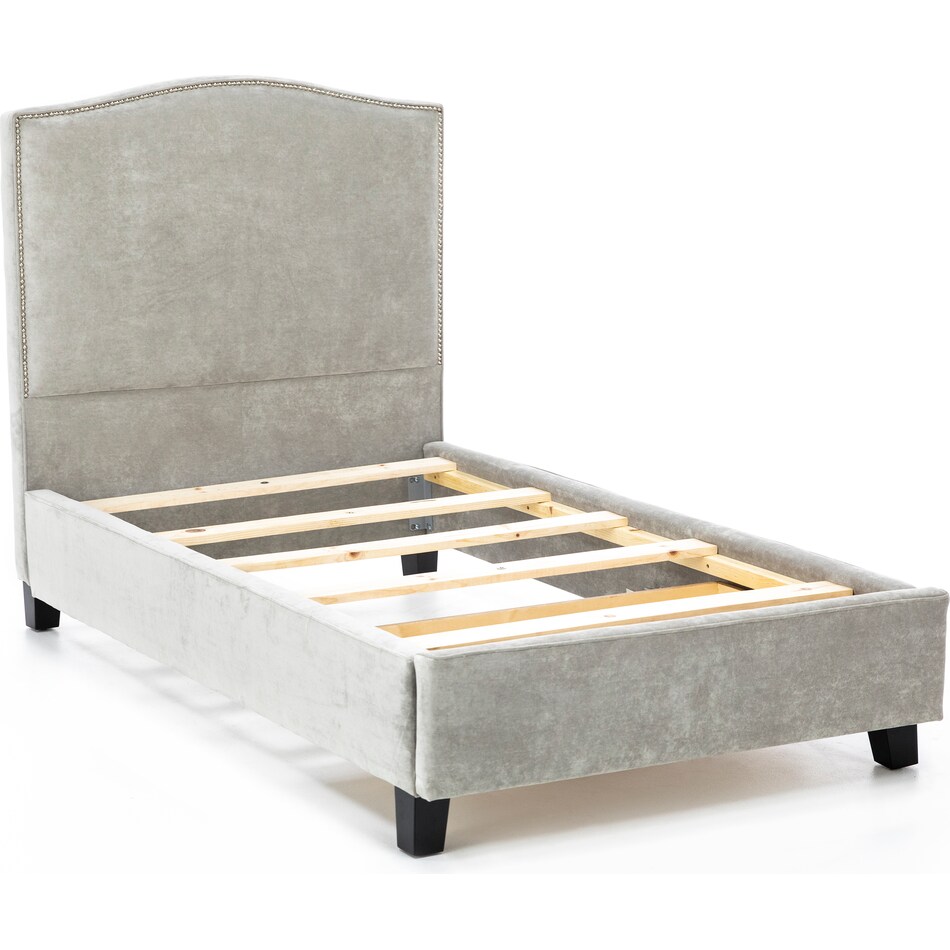 jonathan louis grey twin bed package tus  