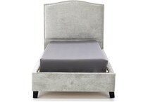 jonathan louis grey twin bed package tus  