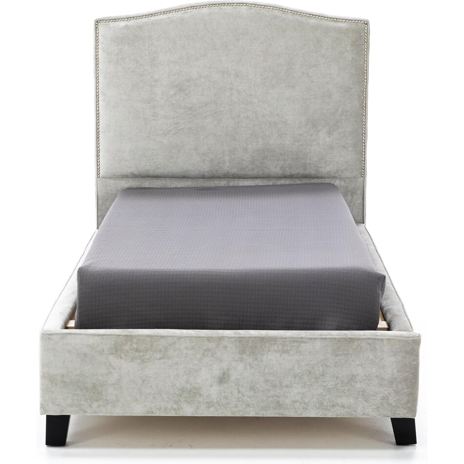 jonathan louis grey twin bed package tus  