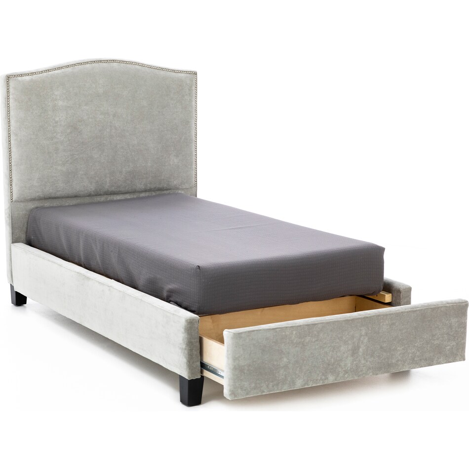 jonathan louis grey twin bed package tus  
