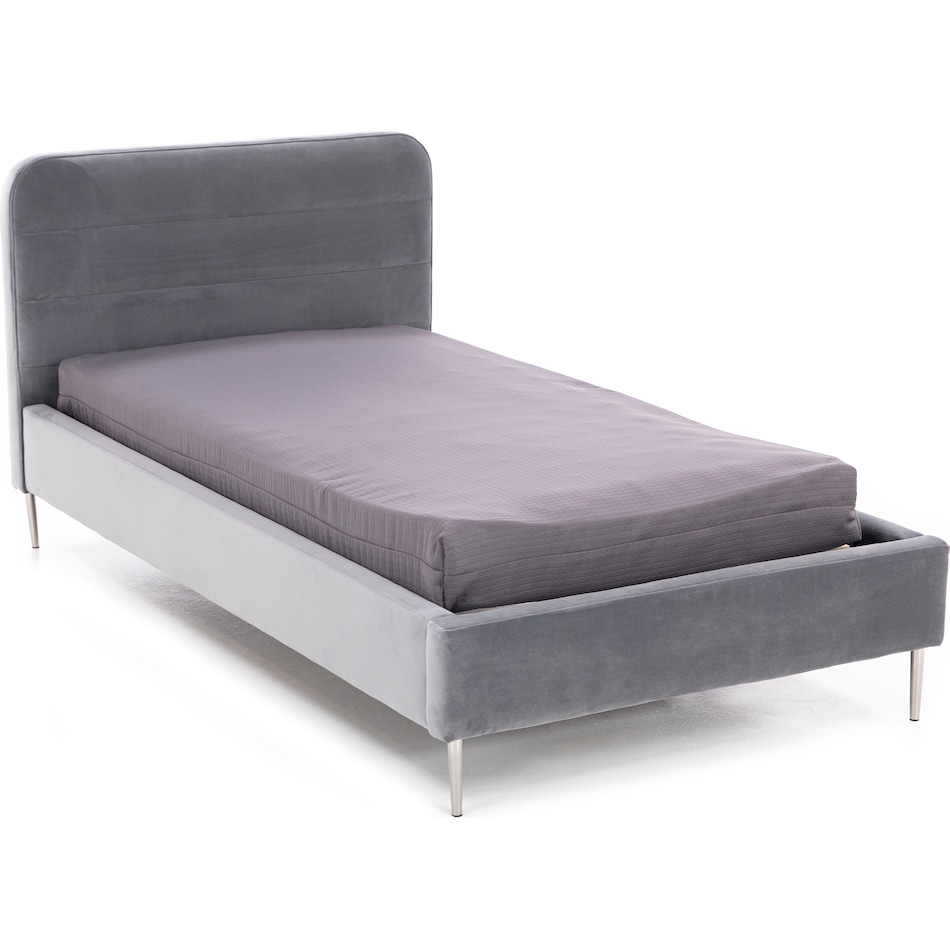 jonathan louis grey twin bed package tpk  