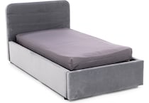 jonathan louis grey twin bed package tpk  