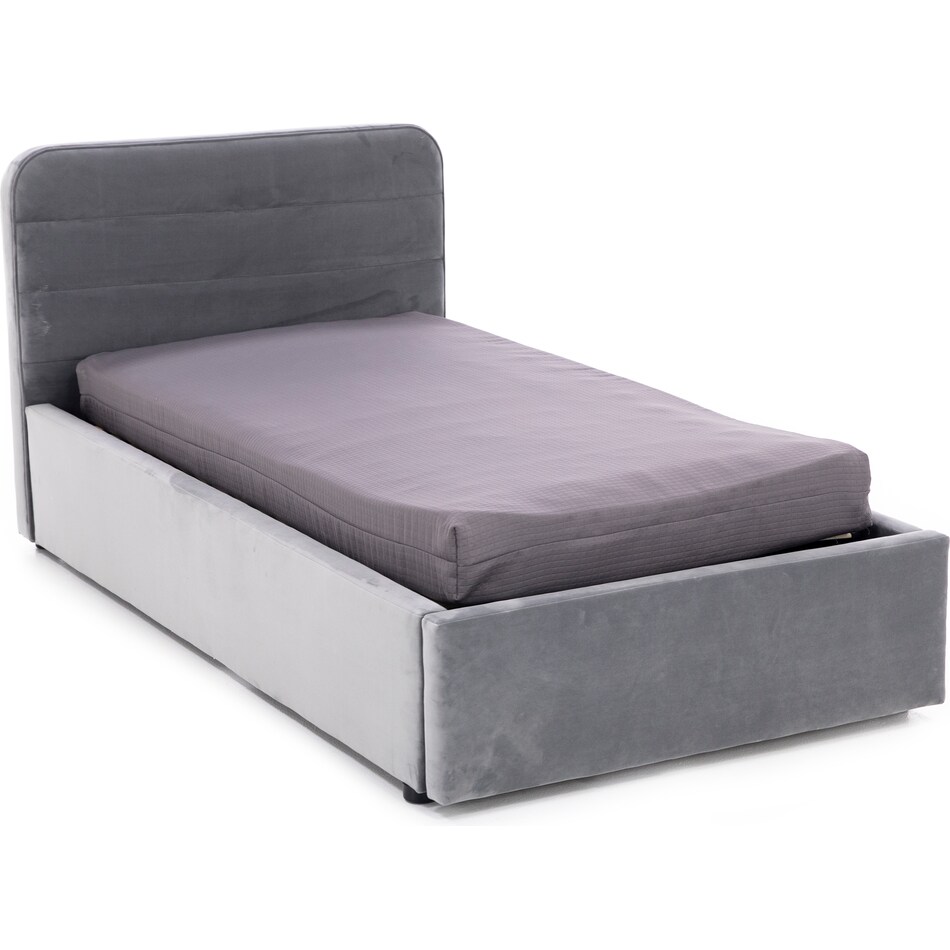 jonathan louis grey twin bed package tpk  