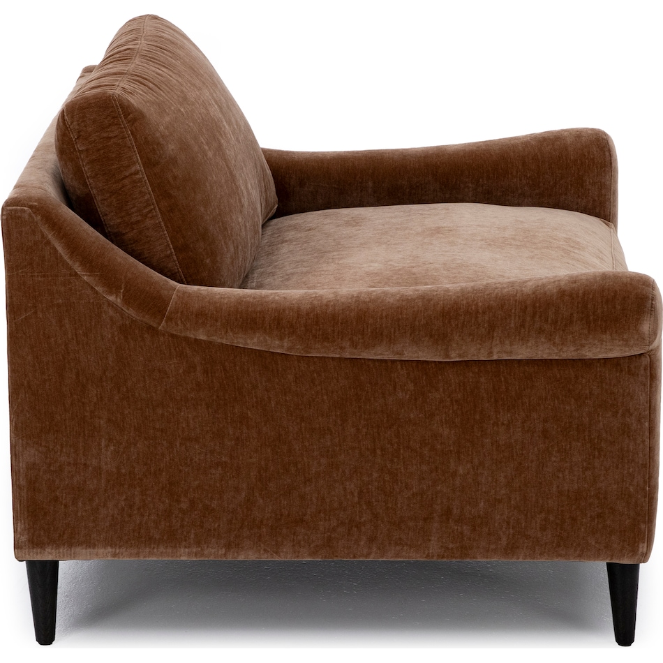 jonathan louis orange chair and a half z  