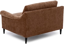 jonathan louis orange chair and a half z  
