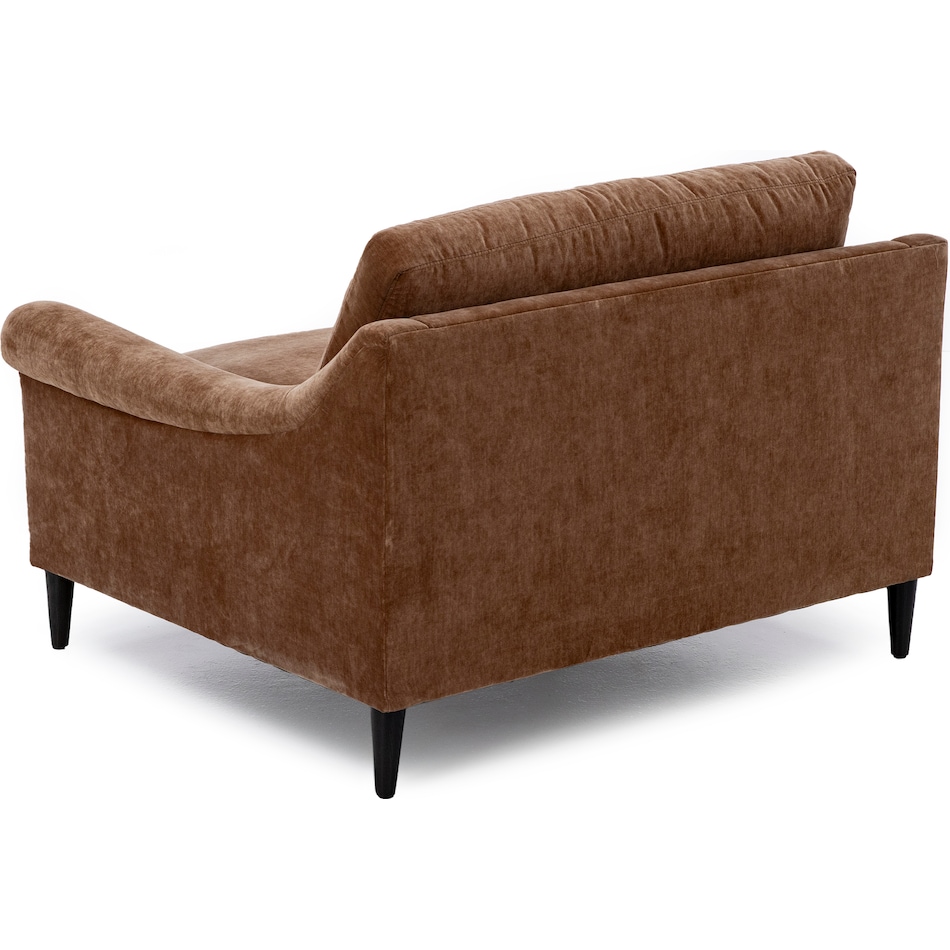 jonathan louis orange chair and a half z  