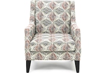 jonathan louis red accent chair   
